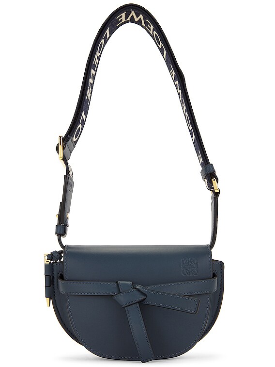 【LOEWE直営】セール！デュアル ゲート ONYX BLUE Loewe Gate Dual Mini Bag in Onyx Blue | FWRD
