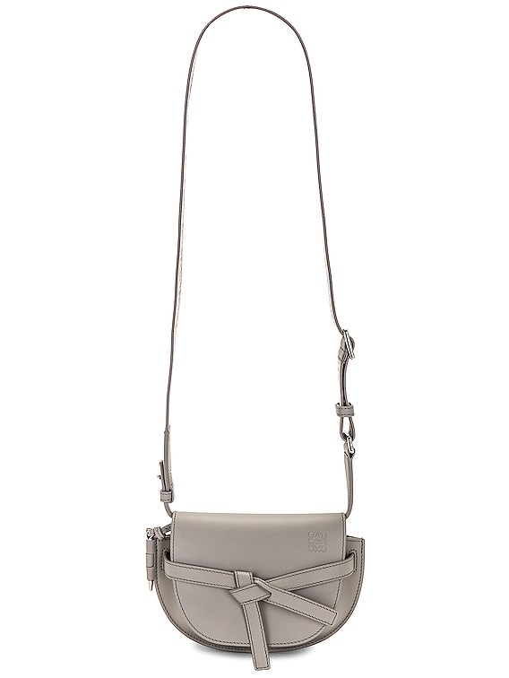 Beige Gate mini leather cross-body bag, LOEWE