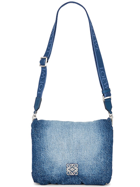 Buy Loewe Mini Puffer Goya Bag 'Caribbean Blue' - A896W56X03 8026