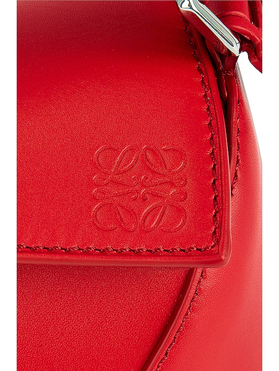 Loewe Puzzle Edge Mini Bag in Red | FWRD