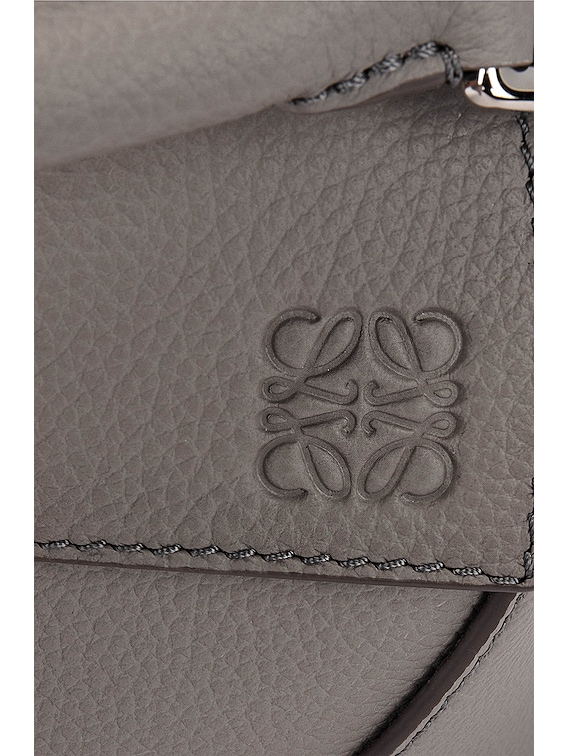 Loewe Puzzle Edge Mini Bag in Pearl Grey | FWRD