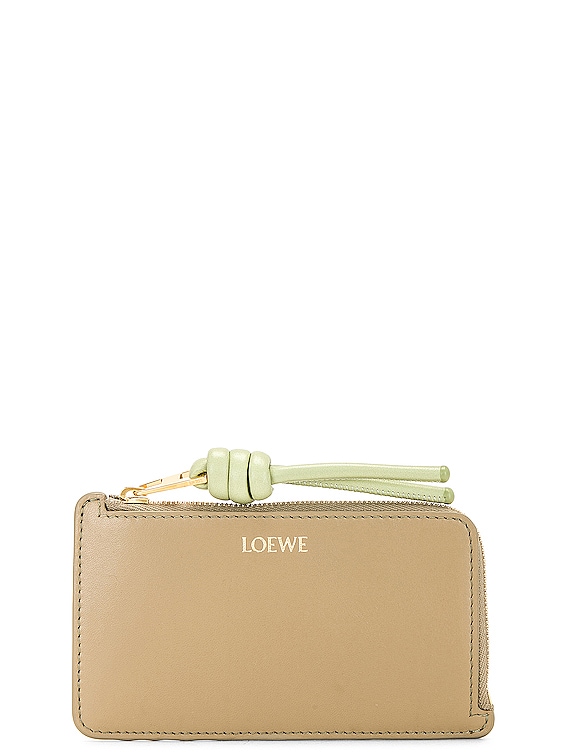 Loewe KNOT カードホルダー - Clay Green & Lime Green | FWRD