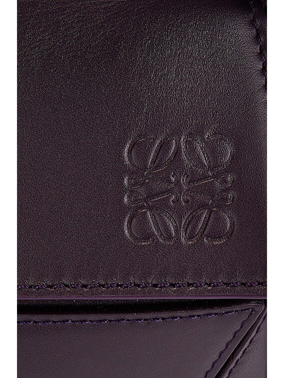 Loewe Puzzle Small Bag in Deep Aubergine | FWRD