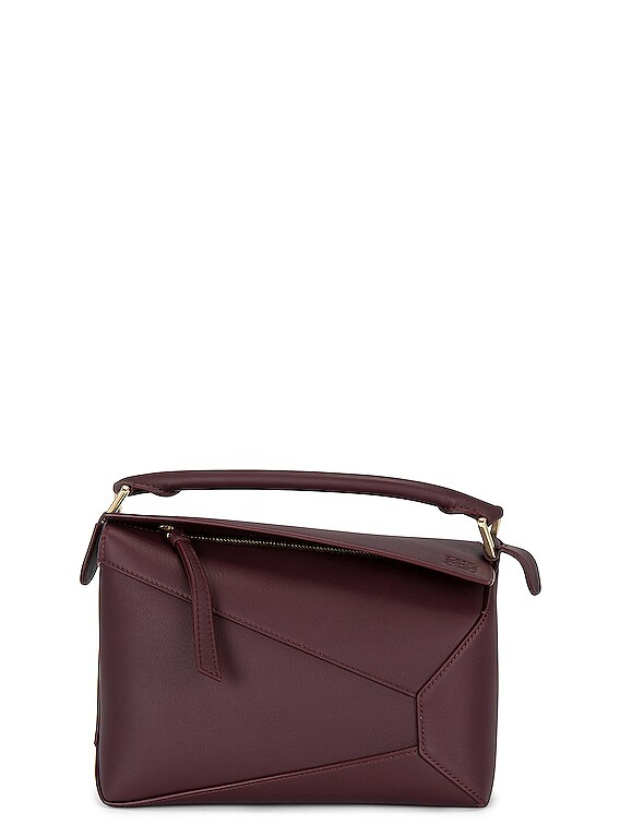 ハンドバッグ LOEWE HAND BAG (A538HHSX01 DARKBURGUNDY) Hammock Slice bag in shiny calfskin Red - LOEWE