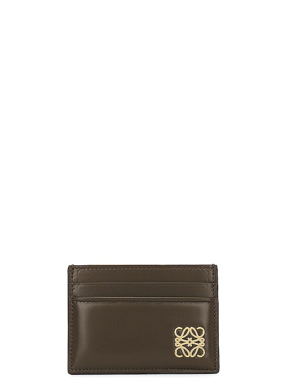 VIP【関税送料無料】希少 Loewe Anagram Plain Credit Card Case Loewe Anagram Plain Pebble Grain Calfskin Card Holder