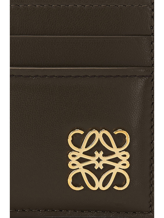 【LOEWE】ANAGRAM PUFFER PLAIN CARDH◆C821322X01 Puffer Anagram plain cardholder in shiny nappa calfskin Blue