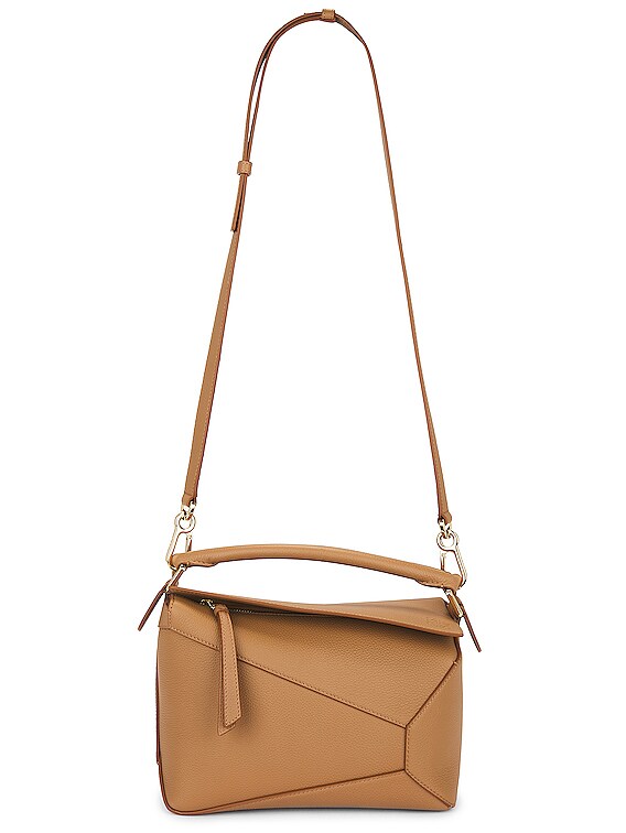 Loewe Puzzle Edge Small Bag in Toffee | FWRD