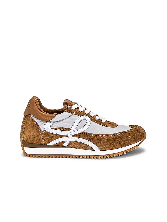 Loewe Flow Runner Sneaker in Tan & Grey | FWRD Loewe Flow Runner Sneaker in Tan & Grey | FWRD
