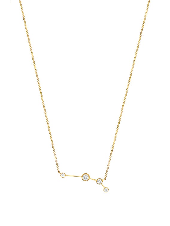 Aries Constellation Necklace - Diamonds & Silver – Honey Willow - handmade  jewellery