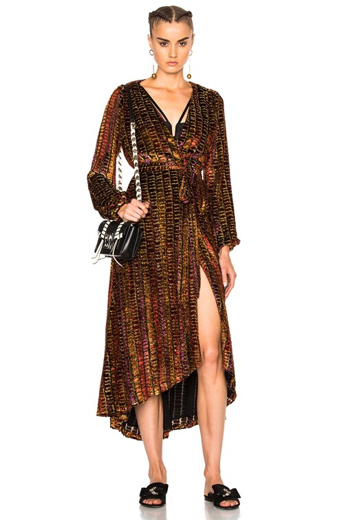 LPA Dress 70 in Dotty Velvet | FWRD