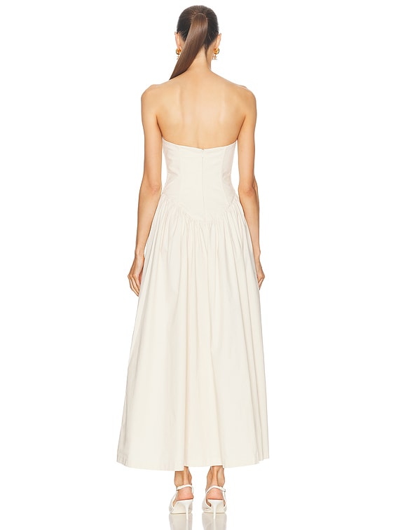 LPA Giana Maxi Dress in Ivory | FWRD