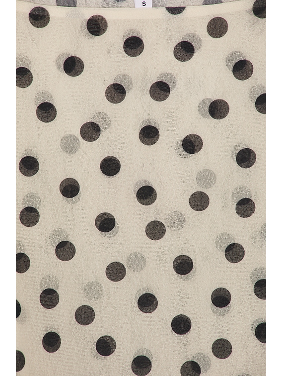 LPA Carla Top in Cream And Black Dot | FWRD