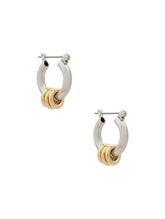 【ELLE掲載】 Laura Lombardi Two Tone Fillia Earrings ピアス Silver Fillia Earrings – lauralombardi