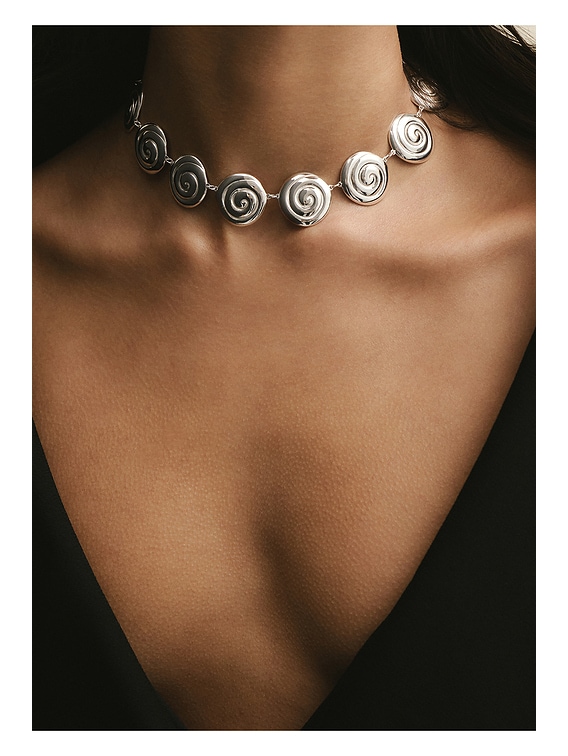 Louis Abel Uzu Eternity Necklace in Silver | FWRD