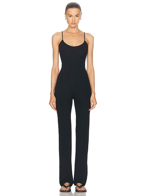 LESET Rio Corset Jumpsuit in Black | FWRD