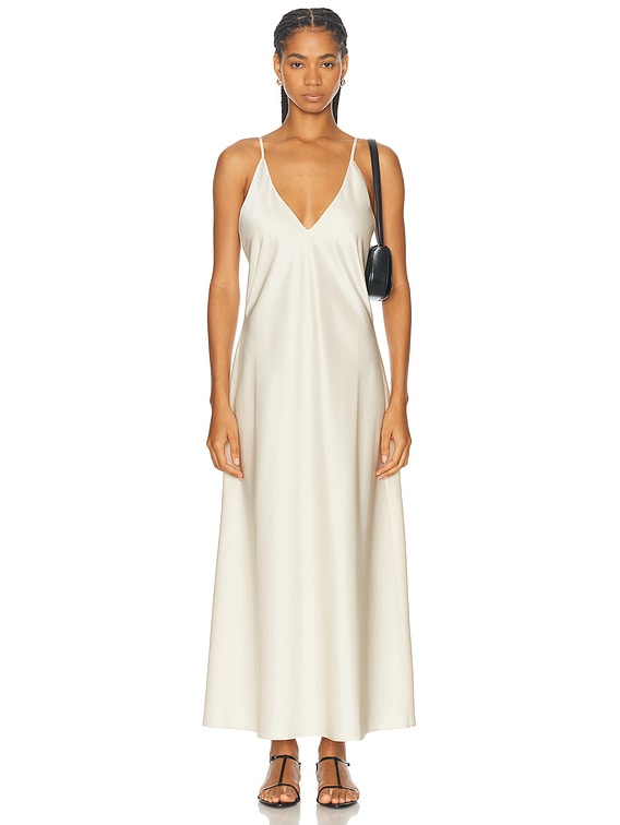 leset barb backless dress in Creme USNEW_03_13_26 90s Babe Mini Dress Size:L - XL baring open