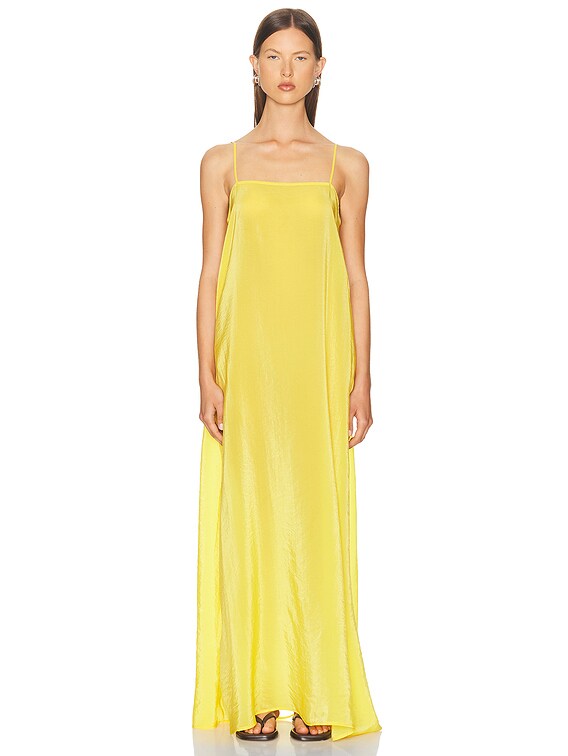 LESET Lana Maxi Dress in Yellow | FWRD