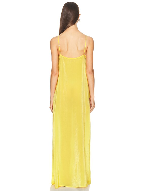LESET Lana Maxi Dress in Yellow | FWRD