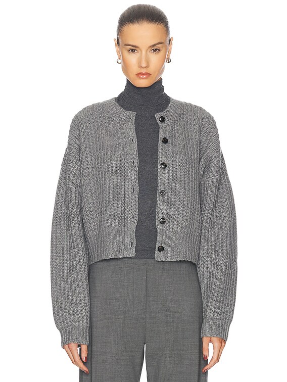 ルエブル LOEUVRE Layered Knit Cardigan （M/GREY） Designer fashion, Seoul-fully created | W Concept