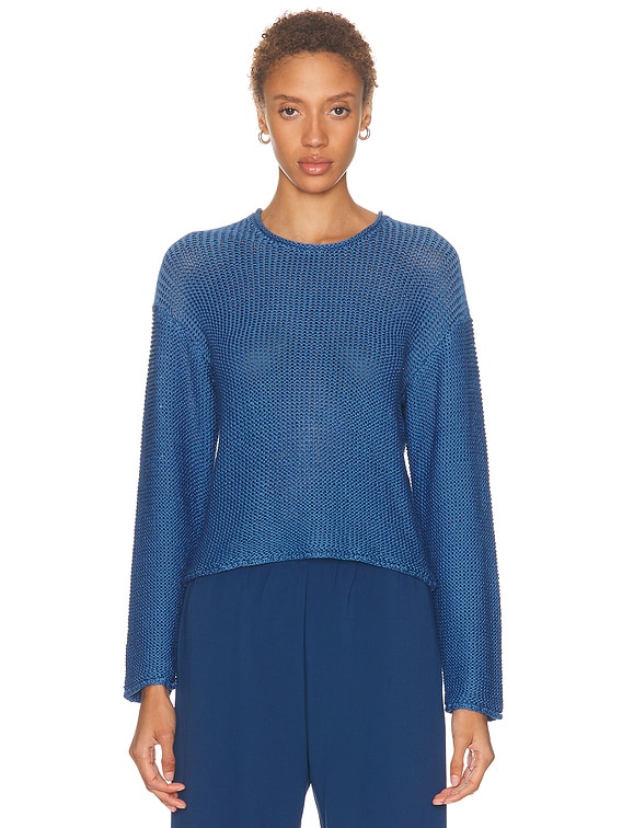 LESET Ben Crew Pullover Sweater in Bleuet | FWRD