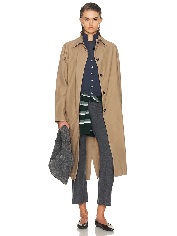 LESET Kyoto Car Coat in Birch | FWRD