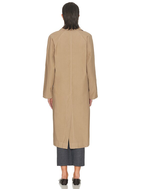 LESET Kyoto Car Coat in Birch | FWRD