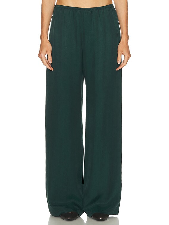 LESET Kim Pocket Pant in Spruce | FWRD