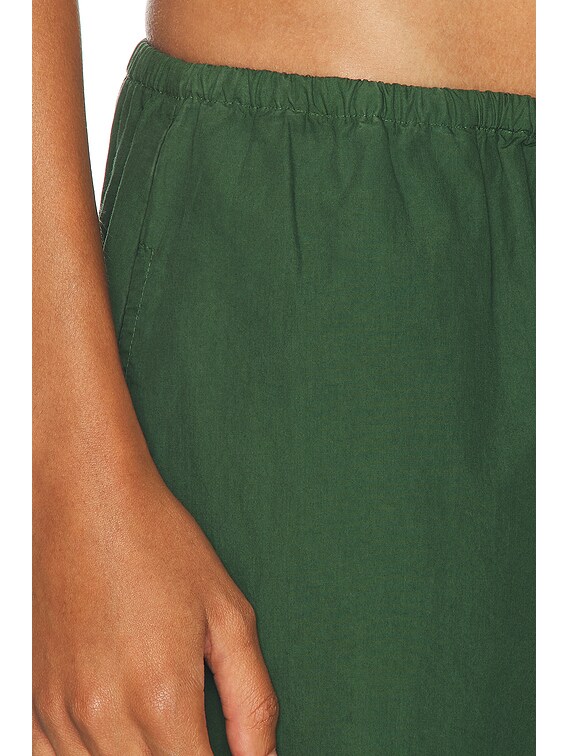 LESET Kyoto Drawstring Pant in Juniper | FWRD