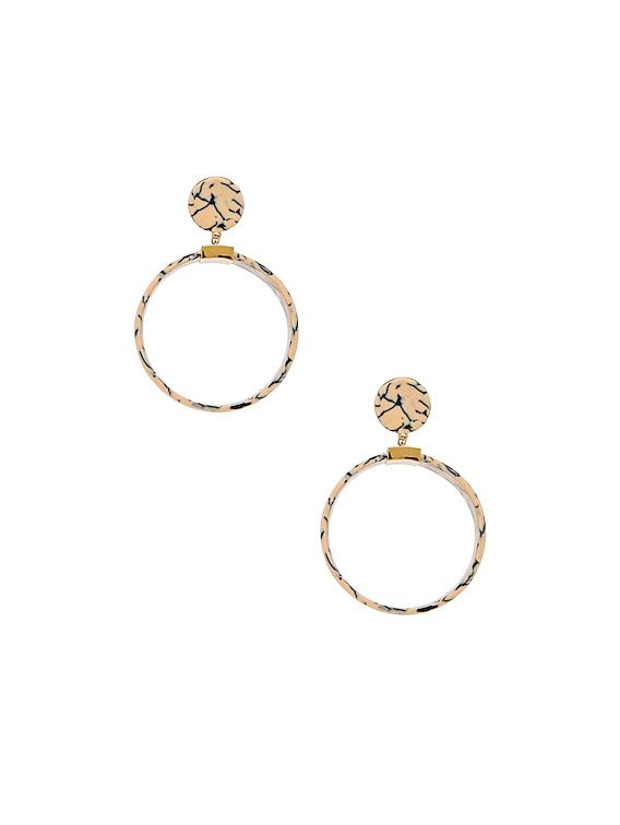 binocular hoop earrings