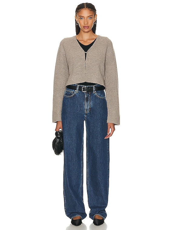 Loulou de Saison Samur Denim Pant in Washed Blue | FWRD