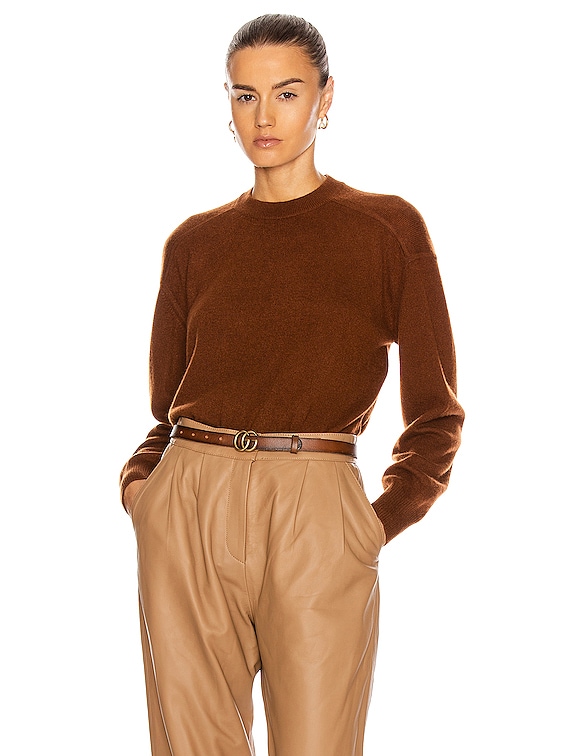 chocolate cashmere sweater