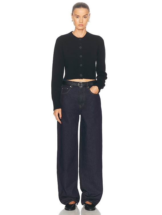 Loulou de Saison ZEPHIR カーディガン - Black | FWRD Loulou de Saison ZEPHIR カーディガン - Black | FWRD