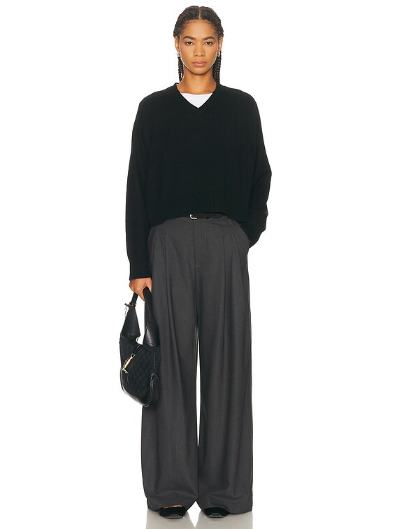Loulou de Saison Anzor Sweater in Black | FWRD