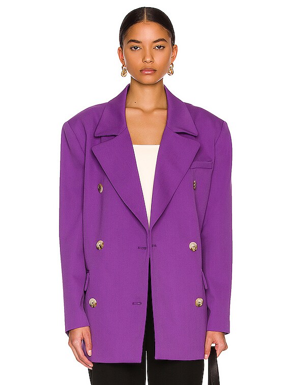 Loulou Studio Harat Blazer in Purple | FWRD