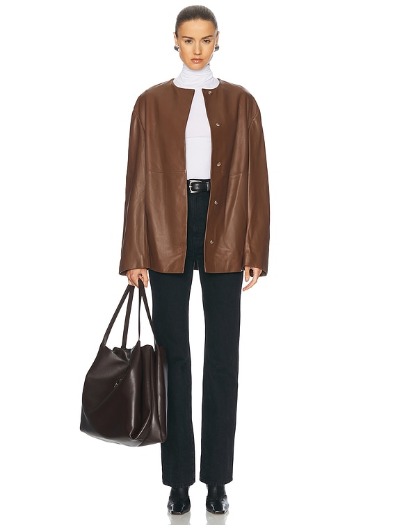 Loulou de Saison Atalia Jacket in Wood | FWRD