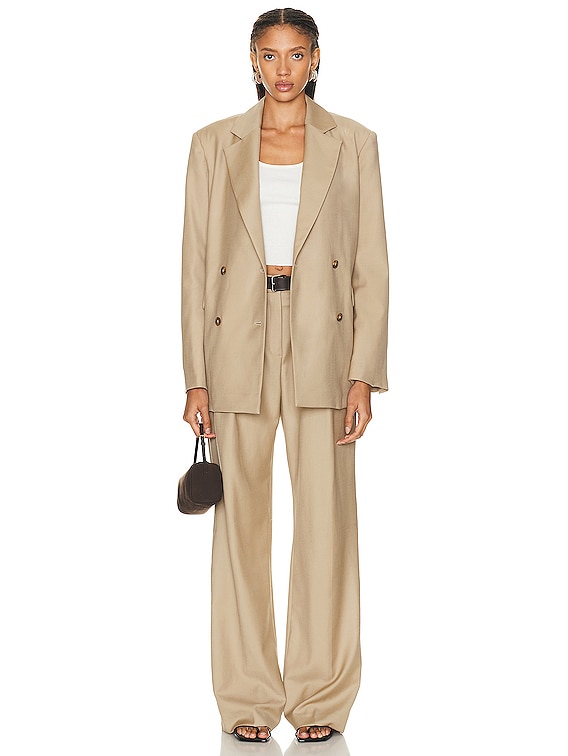 Loulou de Saison Sbiru Pant in Beige | FWRD