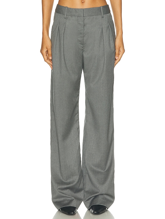 【関税込み】Loulou de Saison グレー Sbiru トラウザーズ Loulou de Saison SBIRU パンツ - Grey | FWRD