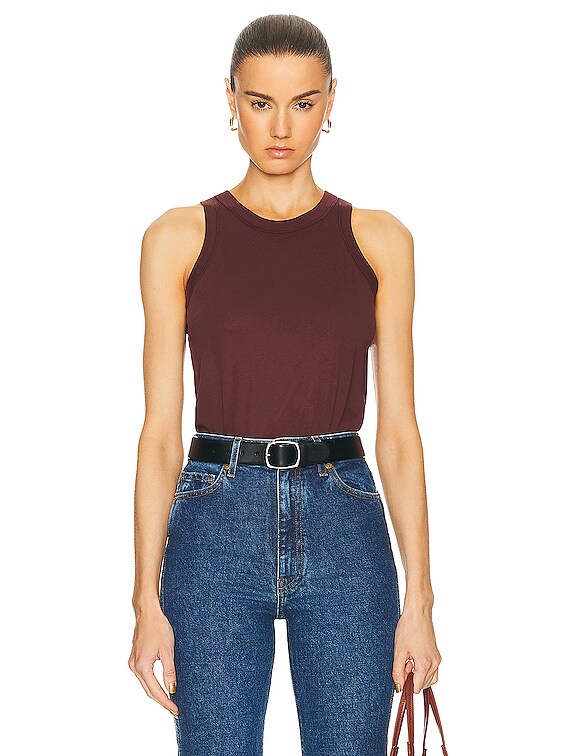 Loulou de Saison トップ - Midnight Bordeaux | FWRD