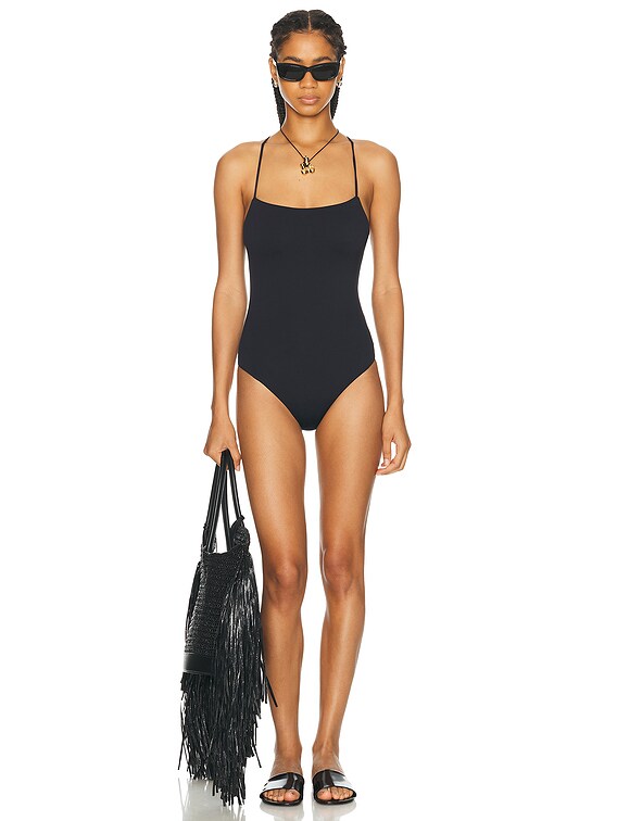 Loulou de Saison Dionysos One Piece Swimsuit in Black | FWRD