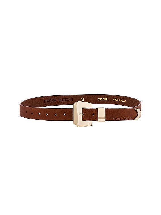 Magda Butrym square-buckle Leather Belt - Farfetch