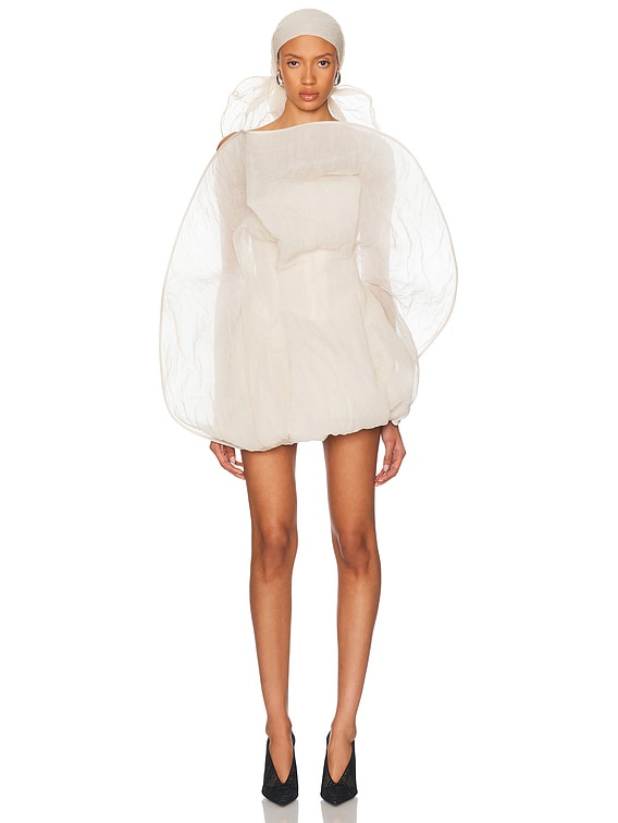 Sculptural Mini Dress