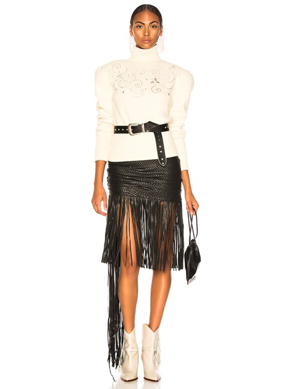 Magda Butrym St. John Skirt in Black | FWRD