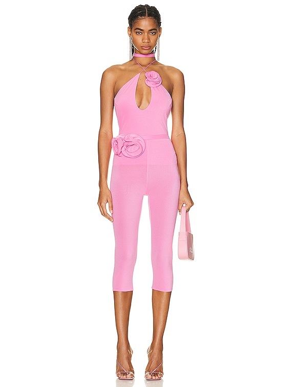 Magda Butrym Halter Top in Pink | FWRD