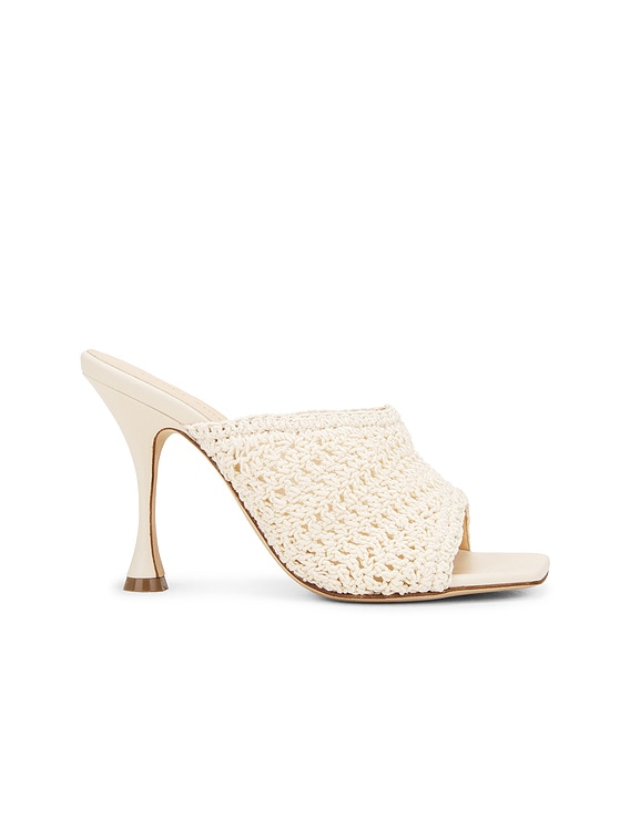 Magda Butrym Crochet Mule in Cream | FWRD