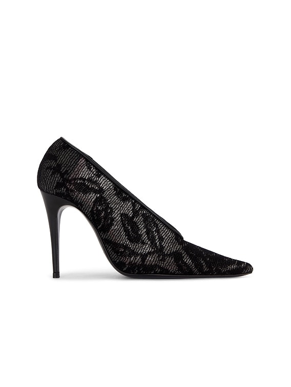 Floral Pointed Pump