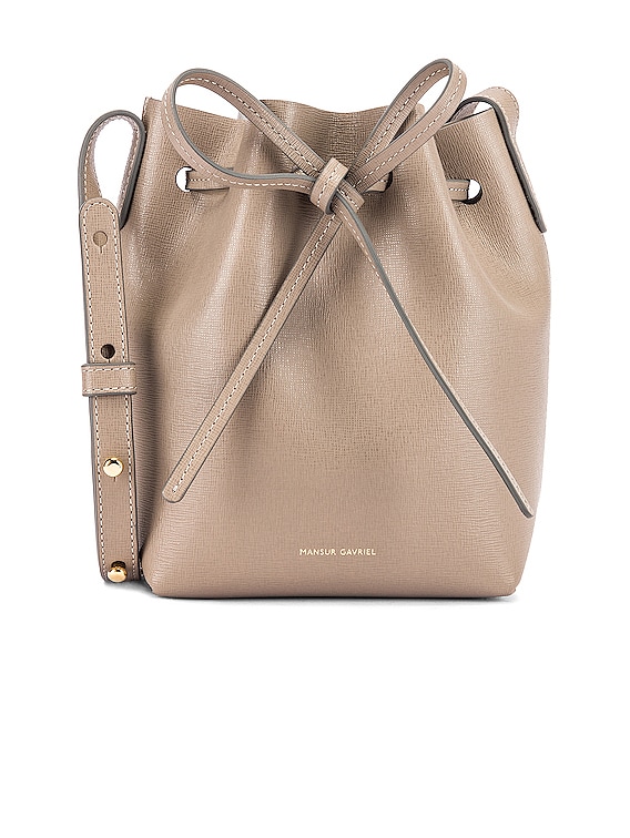 mansur gavriel mini bucket bag