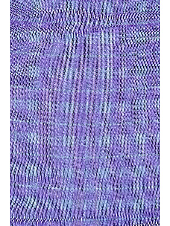 【関税込み】Miaou イエロー Anya ミニドレス Miaou ANYA ミニドレス - Baby Plaid Periwinkle | FWRD