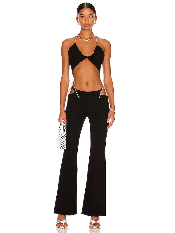 Miaou Iris Top in Black | FWRD