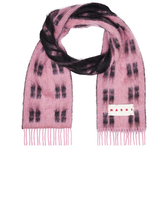 MARNI マルニ WOOL CHECK SCARF チェックストール ピンク 楽天市場】MARNI マルニ マフラー SCMC0091Y0 UAW009 レディース