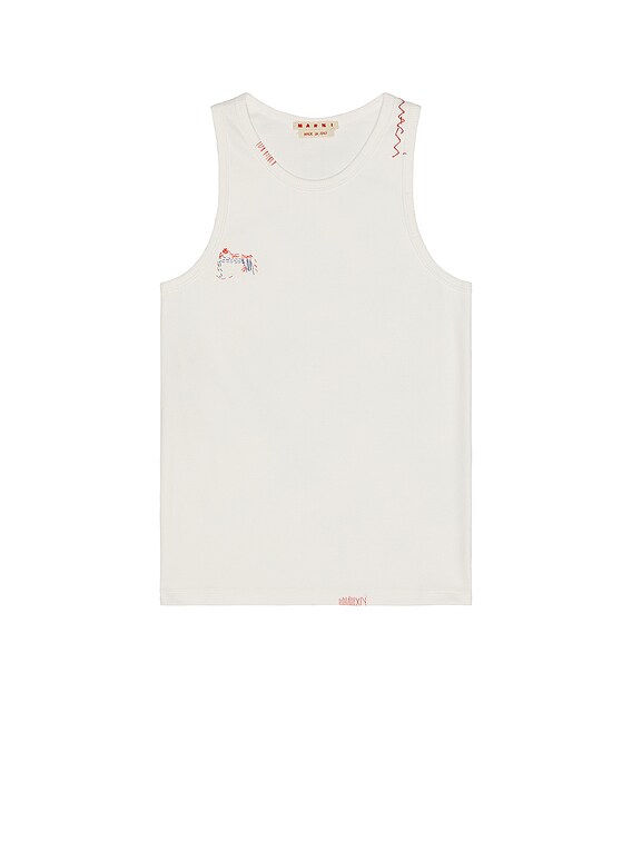 Marni Tank Top in Lily White | FWRD